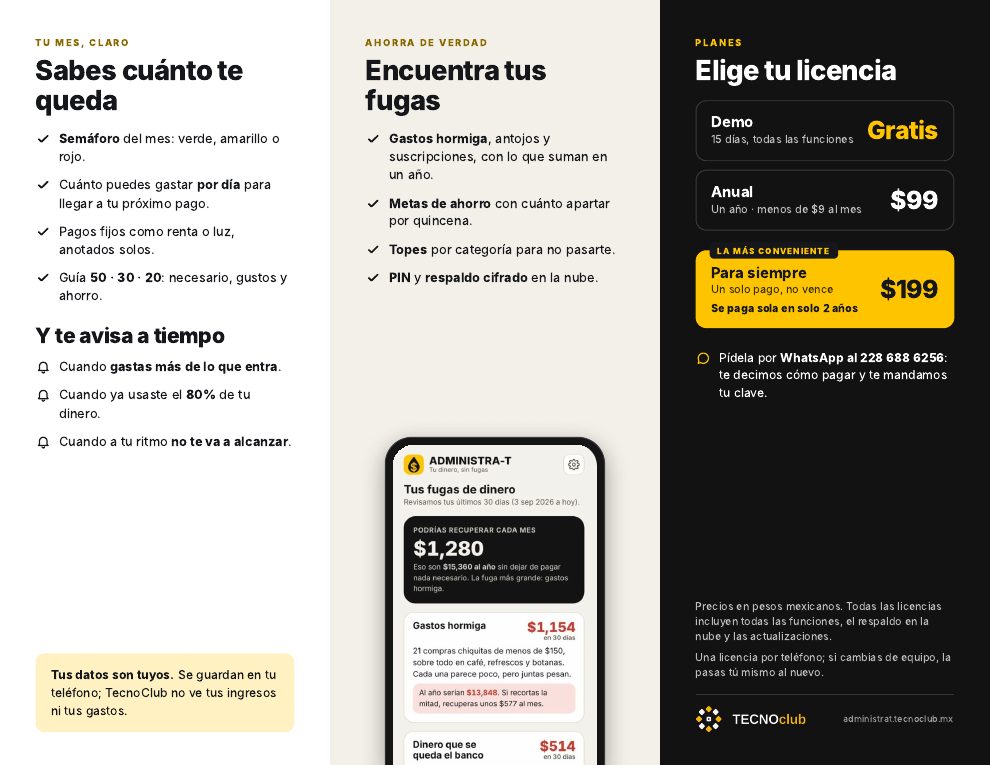 Brochure ADMINISTRA-T página 2
